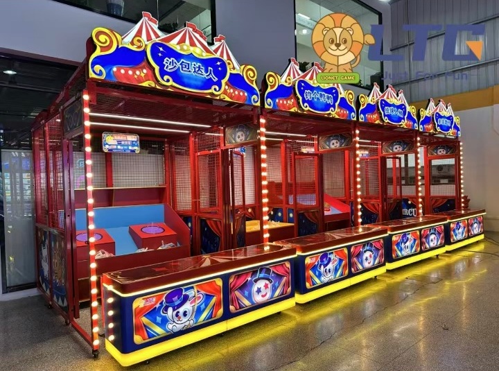 Smash the Cans carnival game